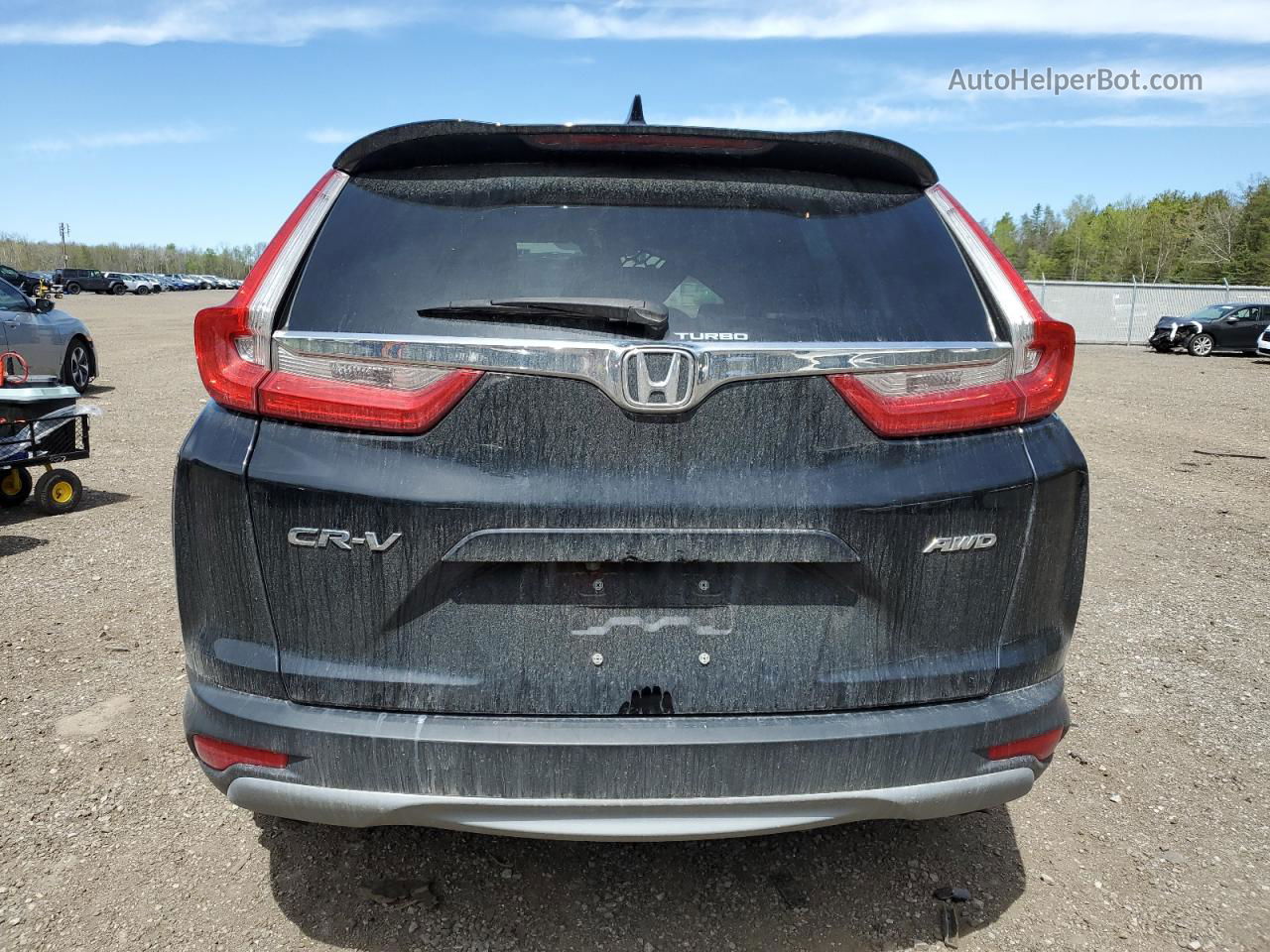 2018 Honda Cr-v Ex Black vin: 2HKRW2H59JH140571