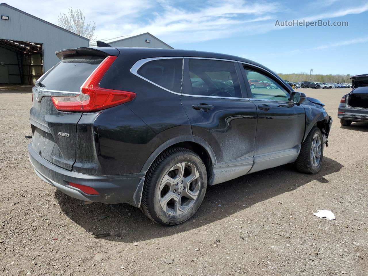 2018 Honda Cr-v Ex Black vin: 2HKRW2H59JH140571