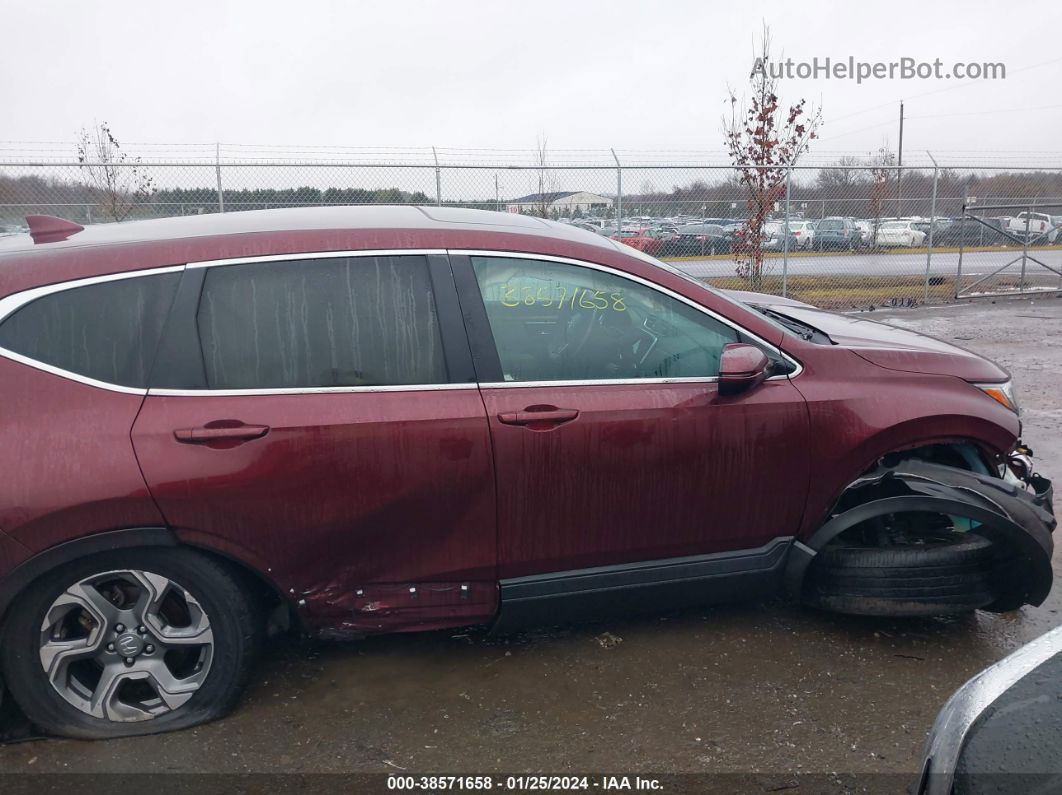 2018 Honda Cr-v Ex Burgundy vin: 2HKRW2H59JH673973