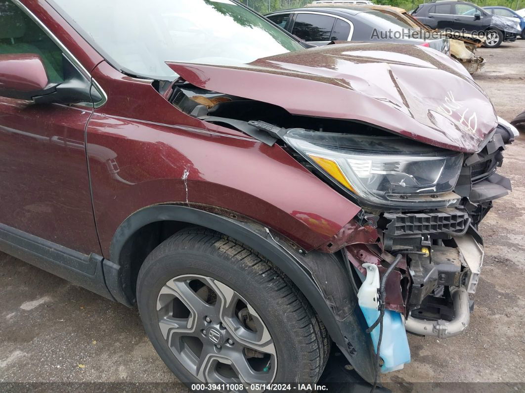 2018 Honda Cr-v Ex Burgundy vin: 2HKRW2H59JH696220