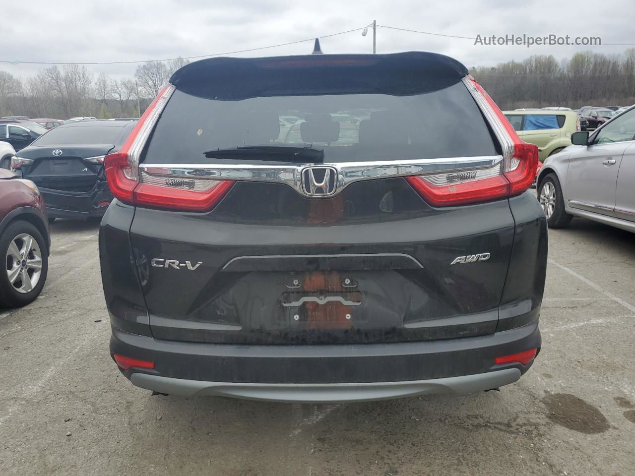 2019 Honda Cr-v Ex Black vin: 2HKRW2H59KH609613