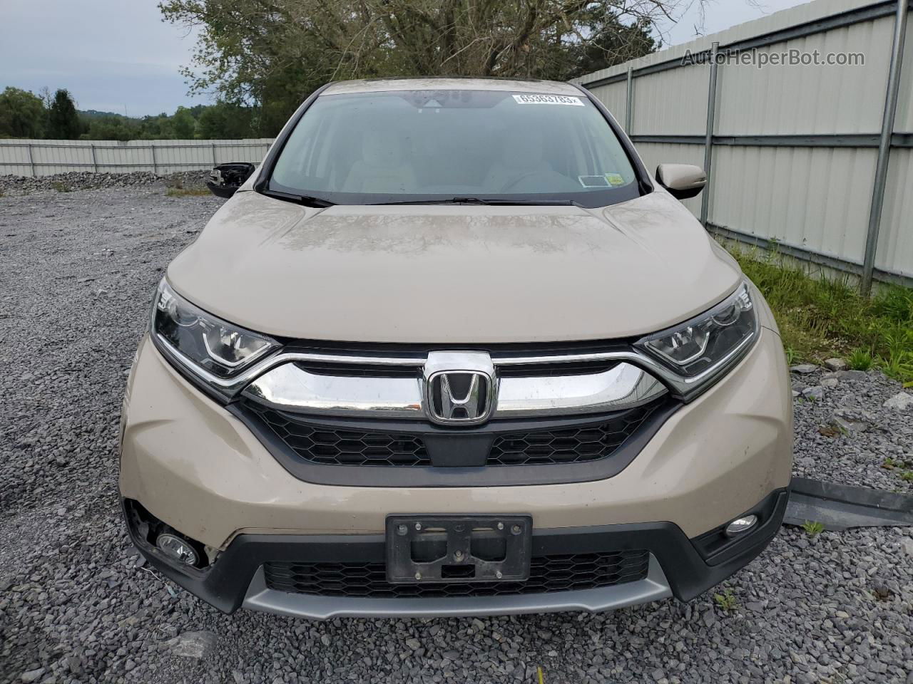 2019 Honda Cr-v Ex Tan vin: 2HKRW2H59KH624130