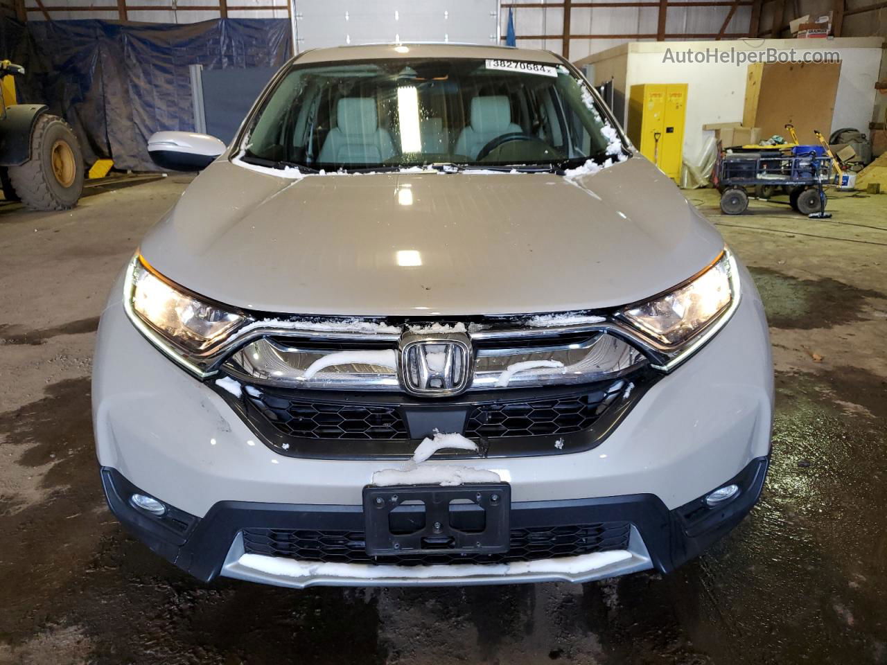 2019 Honda Cr-v Ex Beige vin: 2HKRW2H59KH631059