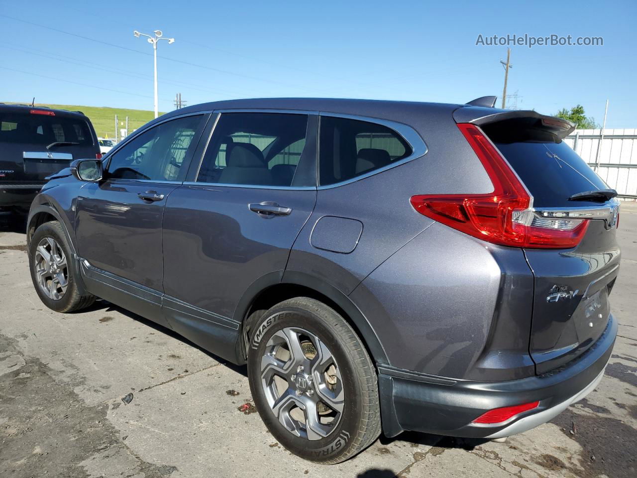 2017 Honda Cr-v Ex Gray vin: 2HKRW2H5XHH665942