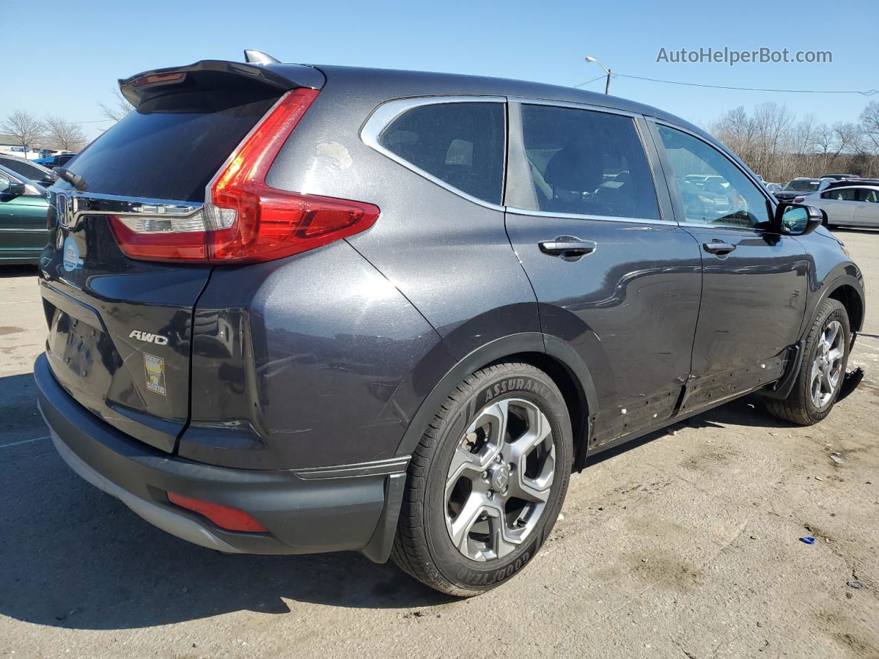 2017 Honda Cr-v Ex Black vin: 2HKRW2H5XHH669246