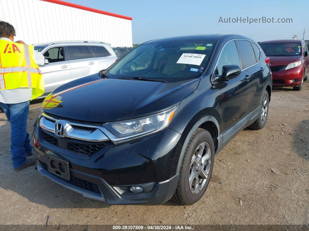 2018 Honda Cr-v Ex Black vin: 2HKRW2H5XJH604080