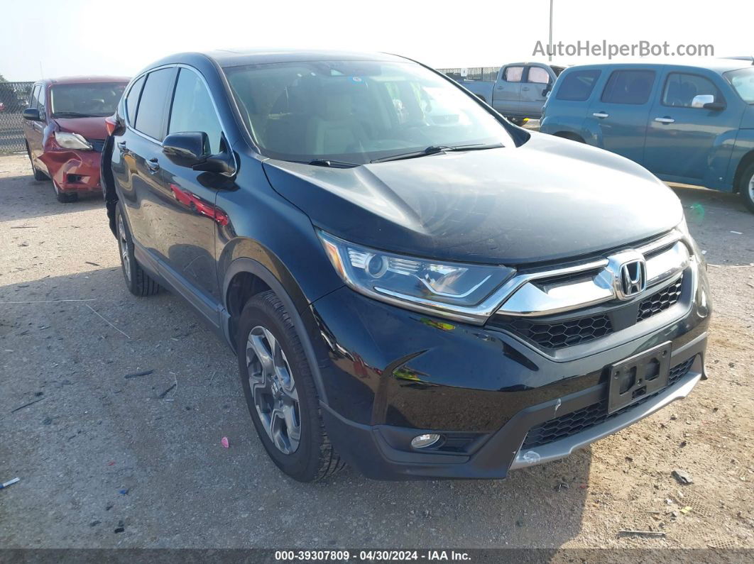 2018 Honda Cr-v Ex Black vin: 2HKRW2H5XJH604080