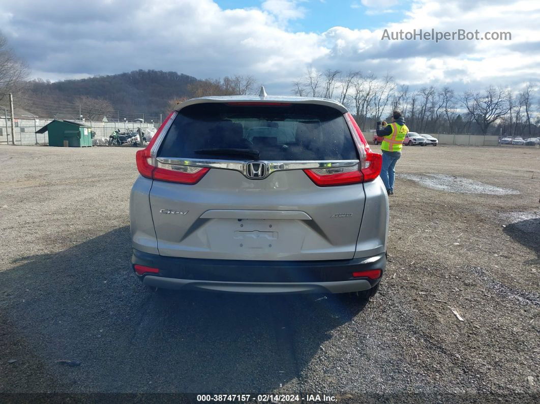 2019 Honda Cr-v Ex Silver vin: 2HKRW2H5XKH632950