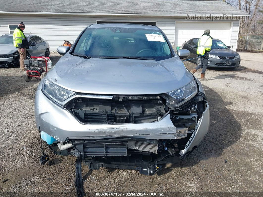 2019 Honda Cr-v Ex Silver vin: 2HKRW2H5XKH632950