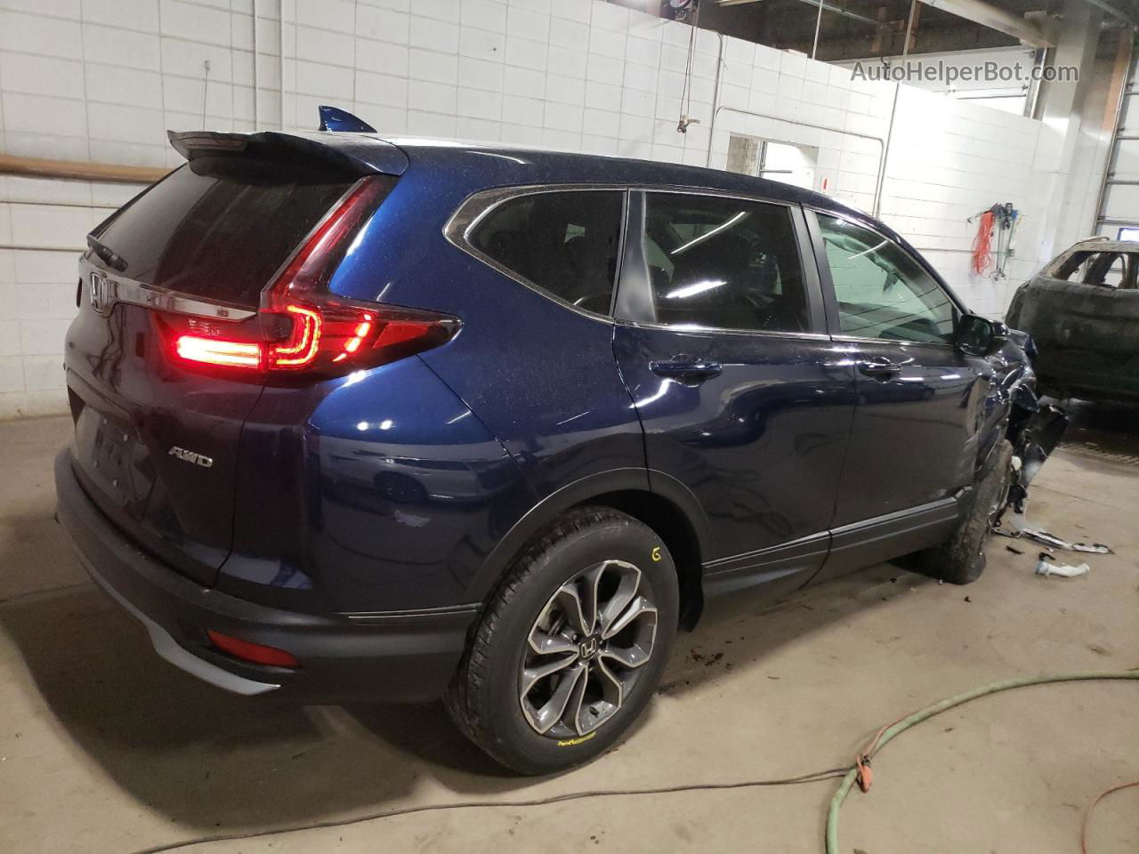 2020 Honda Cr-v Ex Blue vin: 2HKRW2H5XLH666730