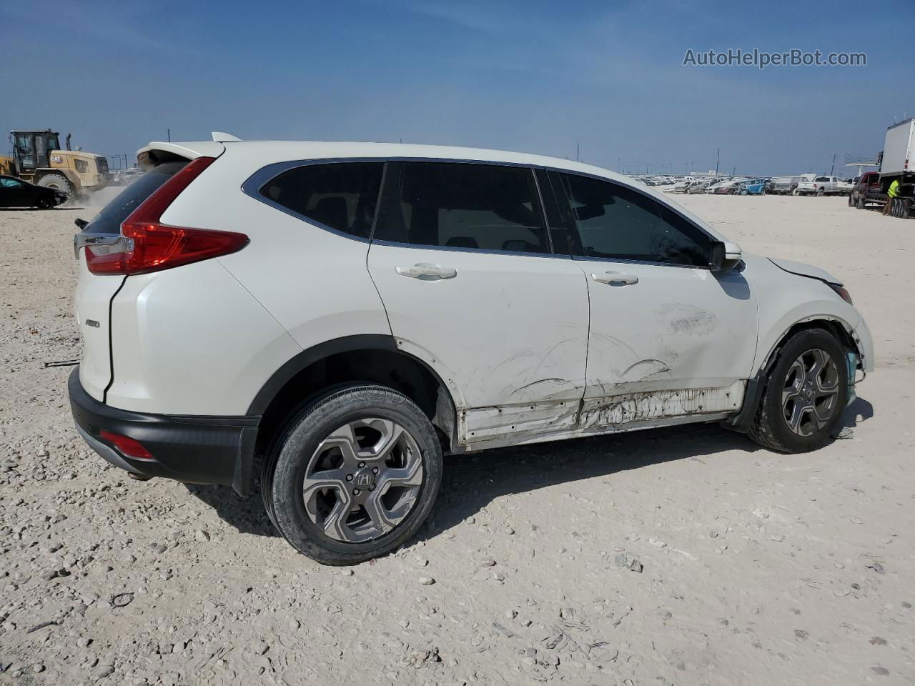 2017 Honda Cr-v Exl White vin: 2HKRW2H80HH622883