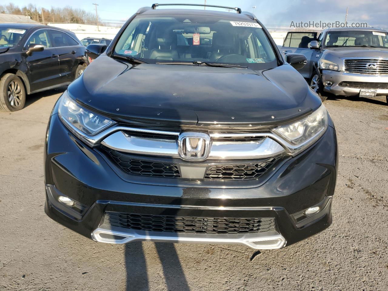 2017 Honda Cr-v Exl Black vin: 2HKRW2H80HH687930