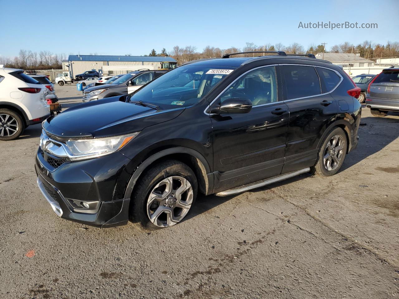 2017 Honda Cr-v Exl Black vin: 2HKRW2H80HH687930