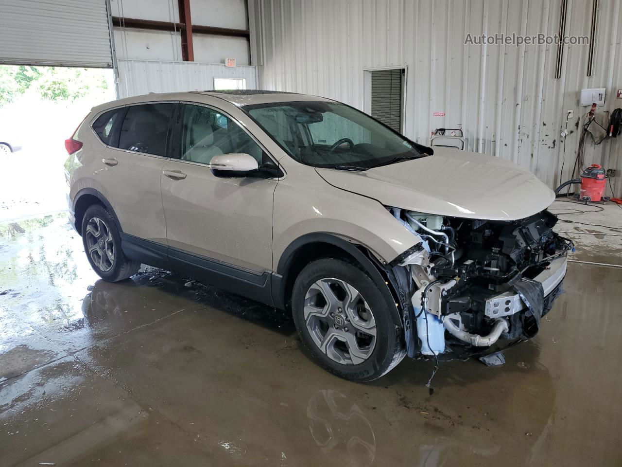 2019 Honda Cr-v Exl Tan vin: 2HKRW2H80KH635463