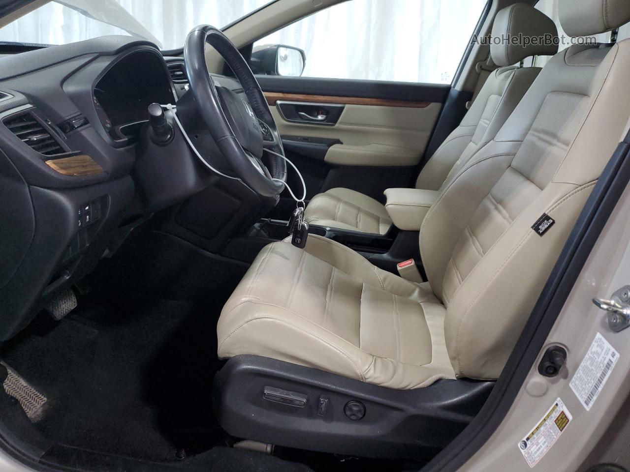 2019 Honda Cr-v Exl Tan vin: 2HKRW2H80KH635463