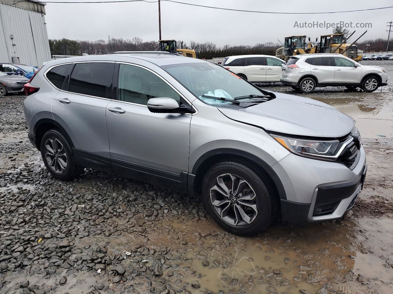 2020 Honda Cr-v Exl Silver vin: 2HKRW2H80LH687452