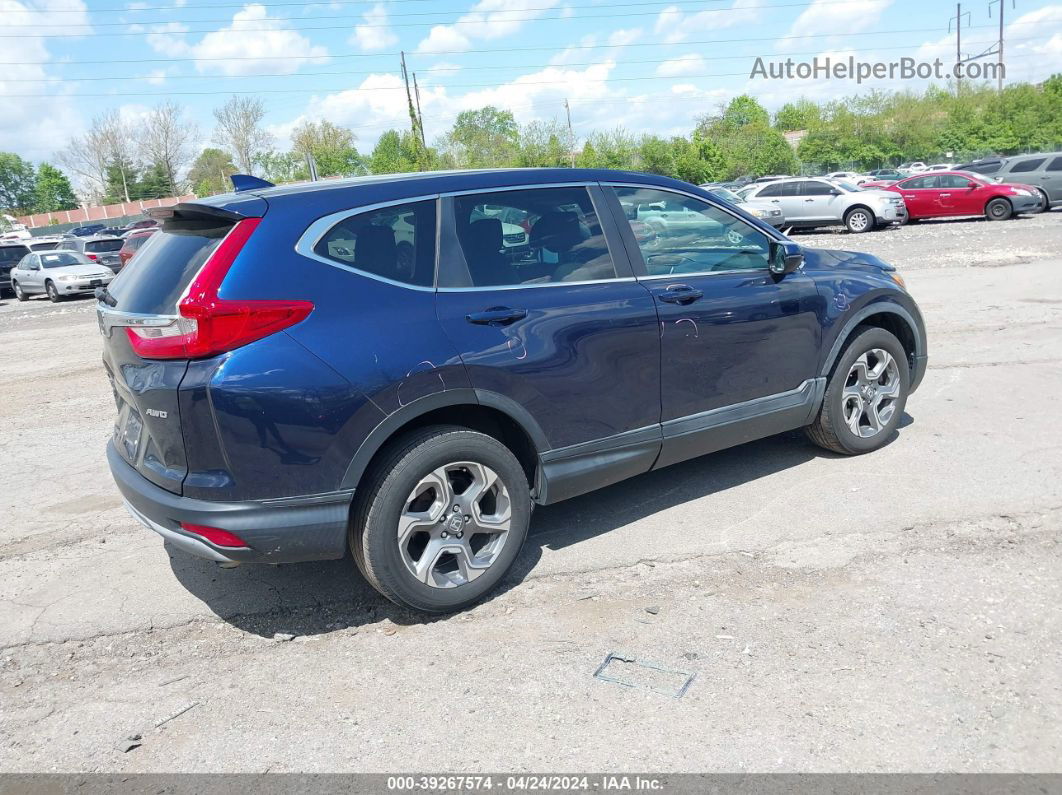 2017 Honda Cr-v Ex-l/ex-l Navi Blue vin: 2HKRW2H81HH664379