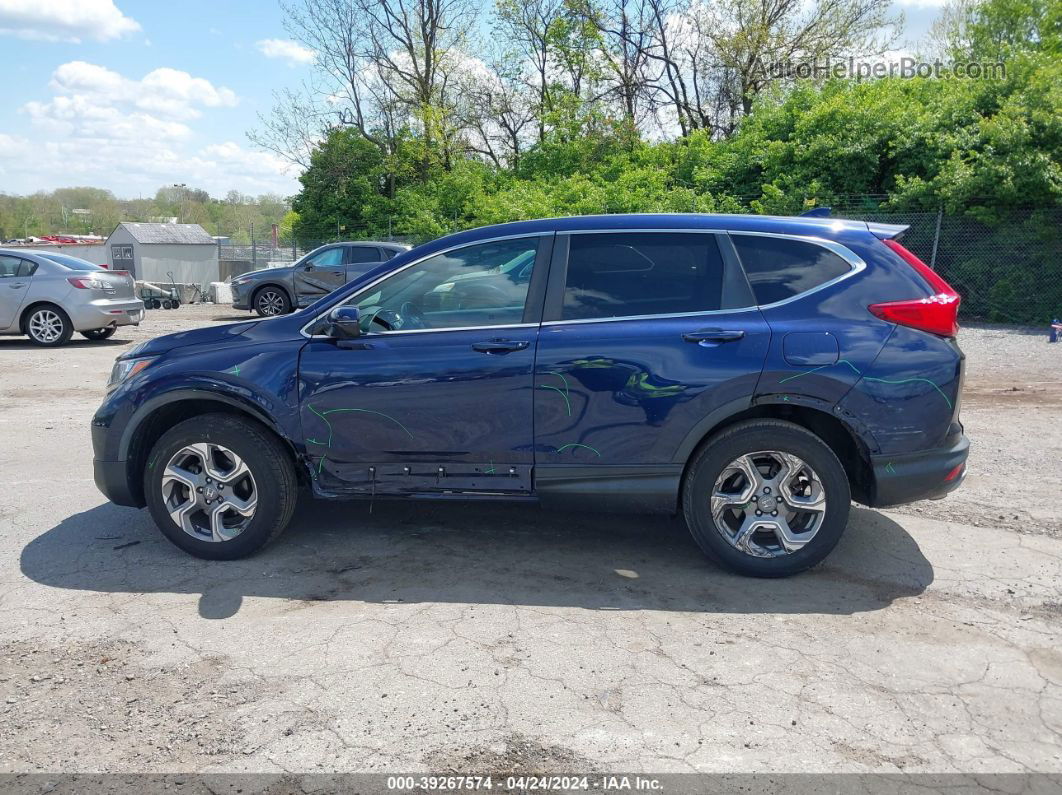 2017 Honda Cr-v Ex-l/ex-l Navi Blue vin: 2HKRW2H81HH664379