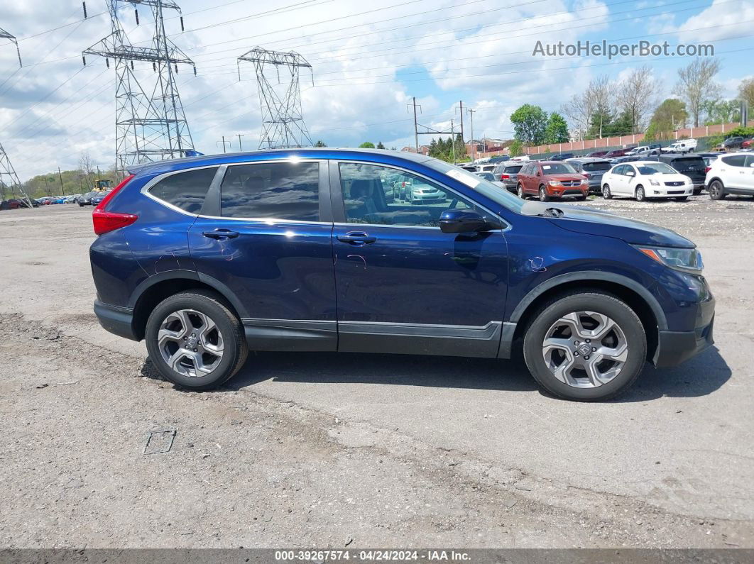 2017 Honda Cr-v Ex-l/ex-l Navi Синий vin: 2HKRW2H81HH664379