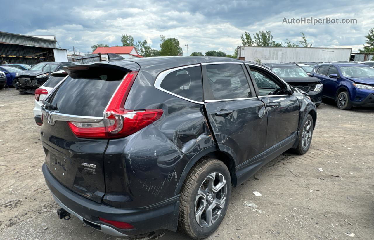 2018 Honda Cr-v Exl Charcoal vin: 2HKRW2H81JH135438