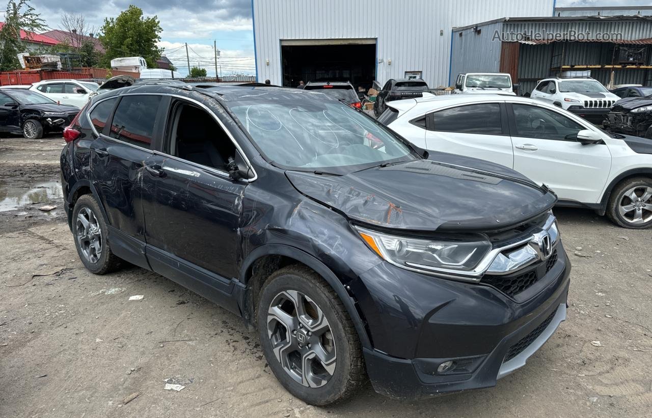 2018 Honda Cr-v Exl Charcoal vin: 2HKRW2H81JH135438