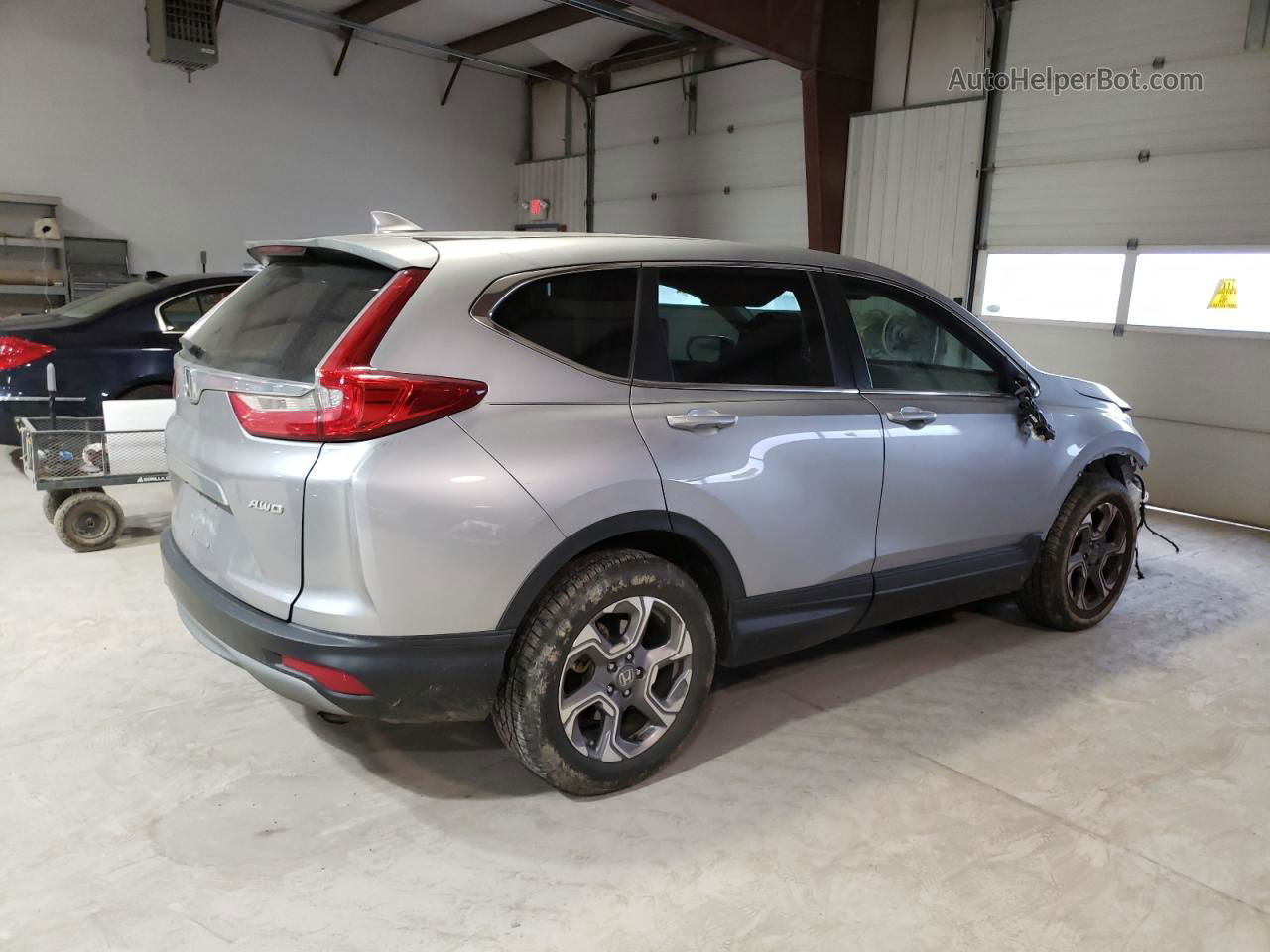 2018 Honda Cr-v Exl Silver vin: 2HKRW2H81JH651122