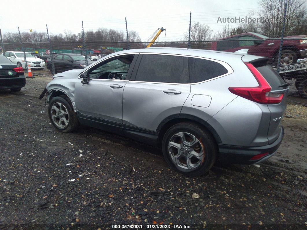 2018 Honda Cr-v Ex-l/ex-l Navi Silver vin: 2HKRW2H81JH659396