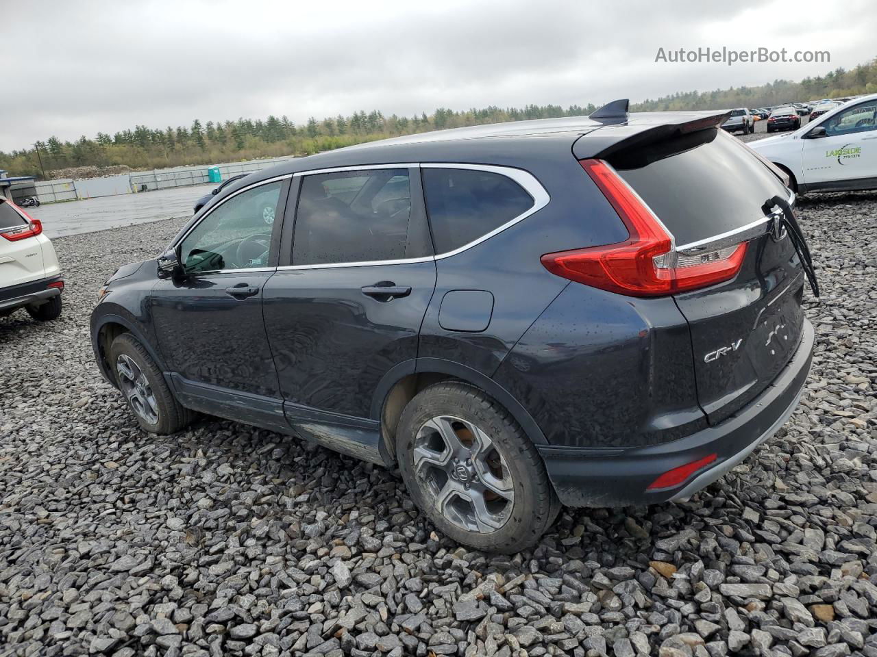 2019 Honda Cr-v Exl Синий vin: 2HKRW2H81KH606103