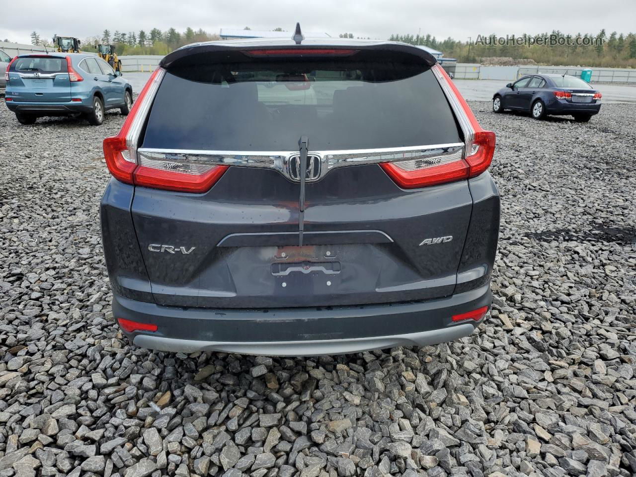 2019 Honda Cr-v Exl Синий vin: 2HKRW2H81KH606103