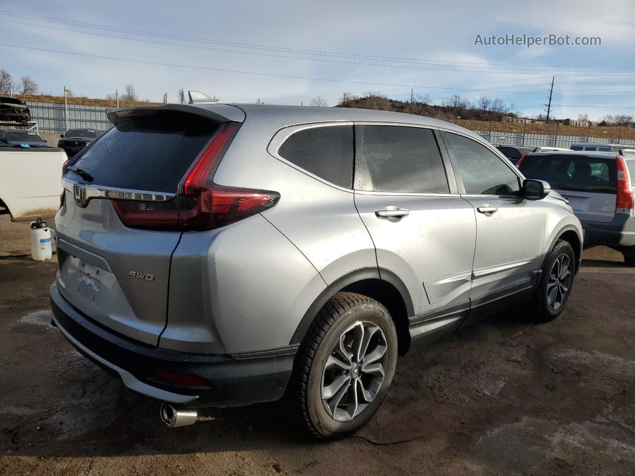 2020 Honda Cr-v Exl Silver vin: 2HKRW2H81LH680719