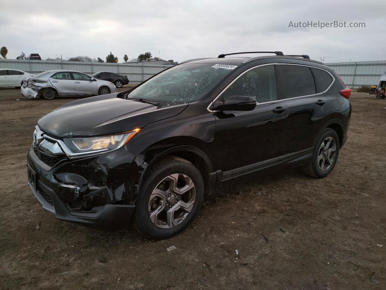 2017 Honda Cr-v Exl Black vin: 2HKRW2H82HH617698