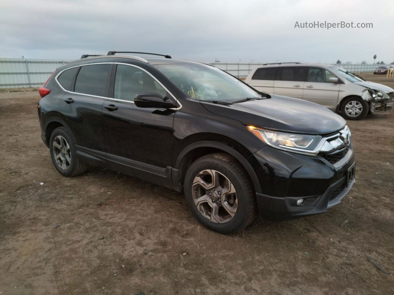 2017 Honda Cr-v Exl Black vin: 2HKRW2H82HH617698