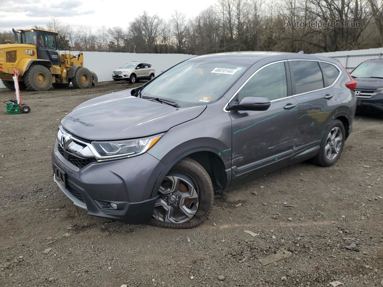 2017 Honda Cr-v Exl Gray vin: 2HKRW2H82HH657618