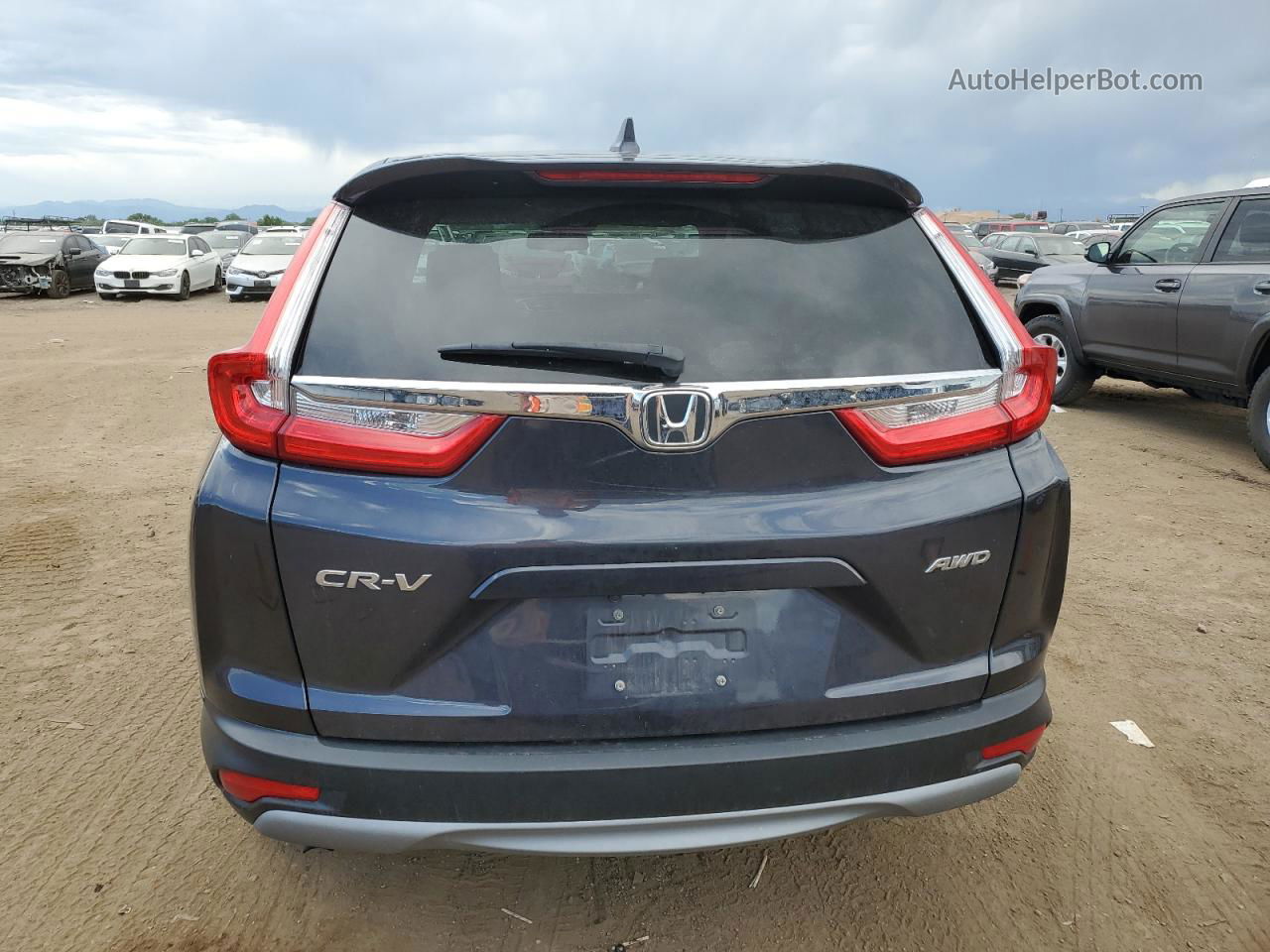 2017 Honda Cr-v Exl Charcoal vin: 2HKRW2H82HH665816