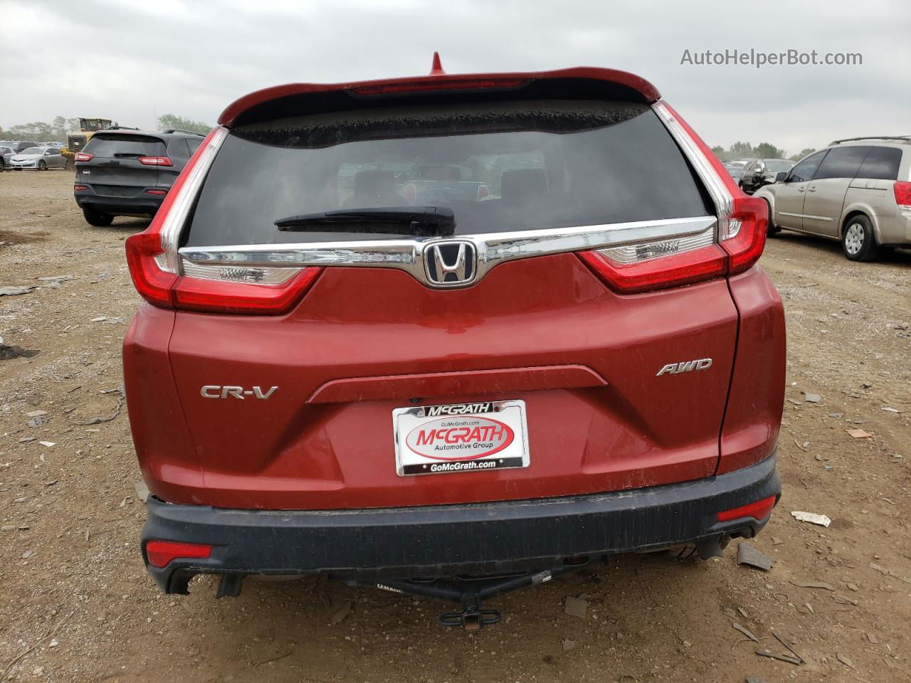 2018 Honda Cr-v Exl Orange vin: 2HKRW2H82JH613463