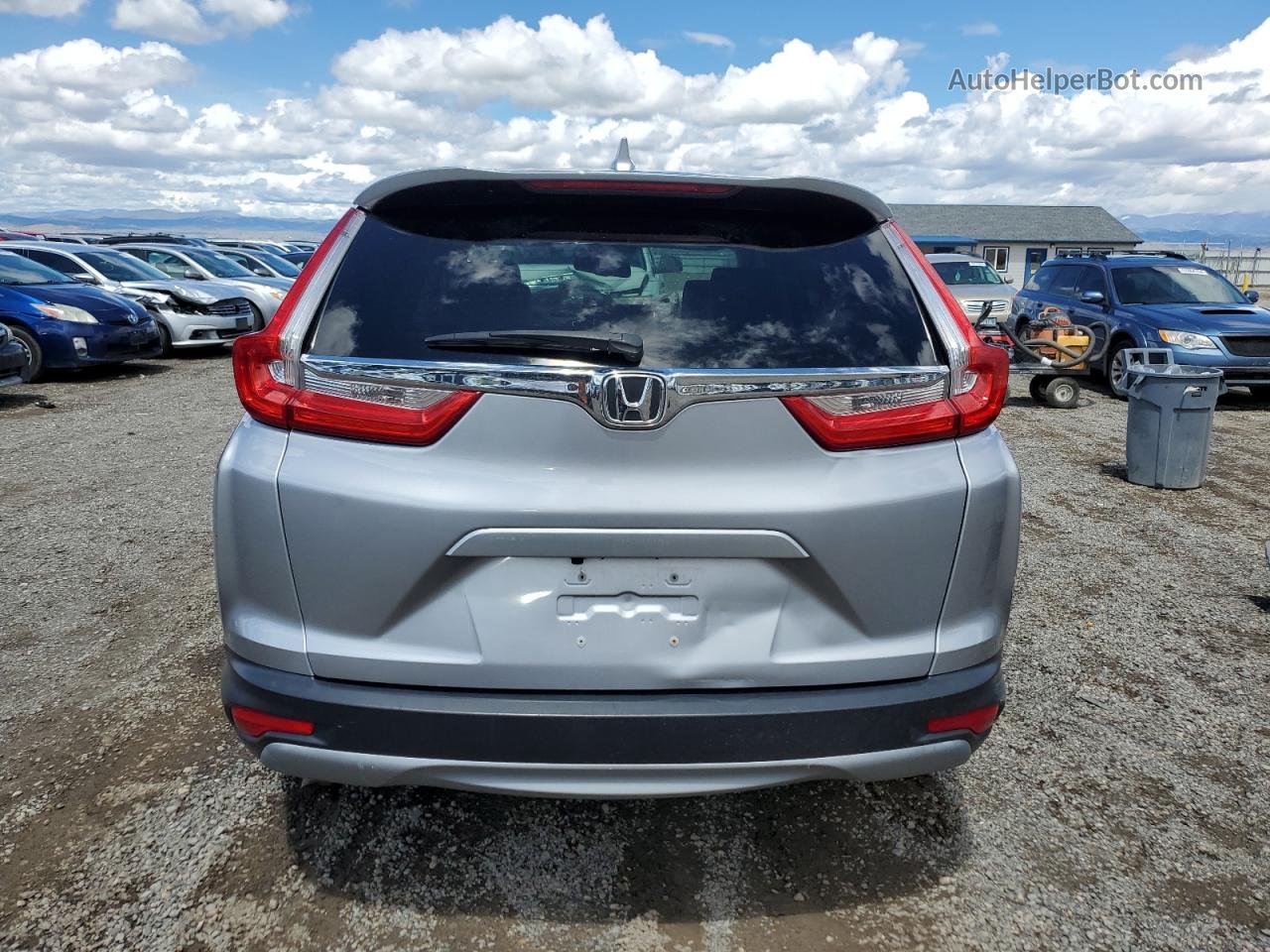 2018 Honda Cr-v Exl Silver vin: 2HKRW2H82JH625550