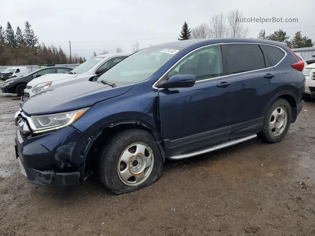 2019 Honda Cr-v Exl Blue vin: 2HKRW2H82KH140780