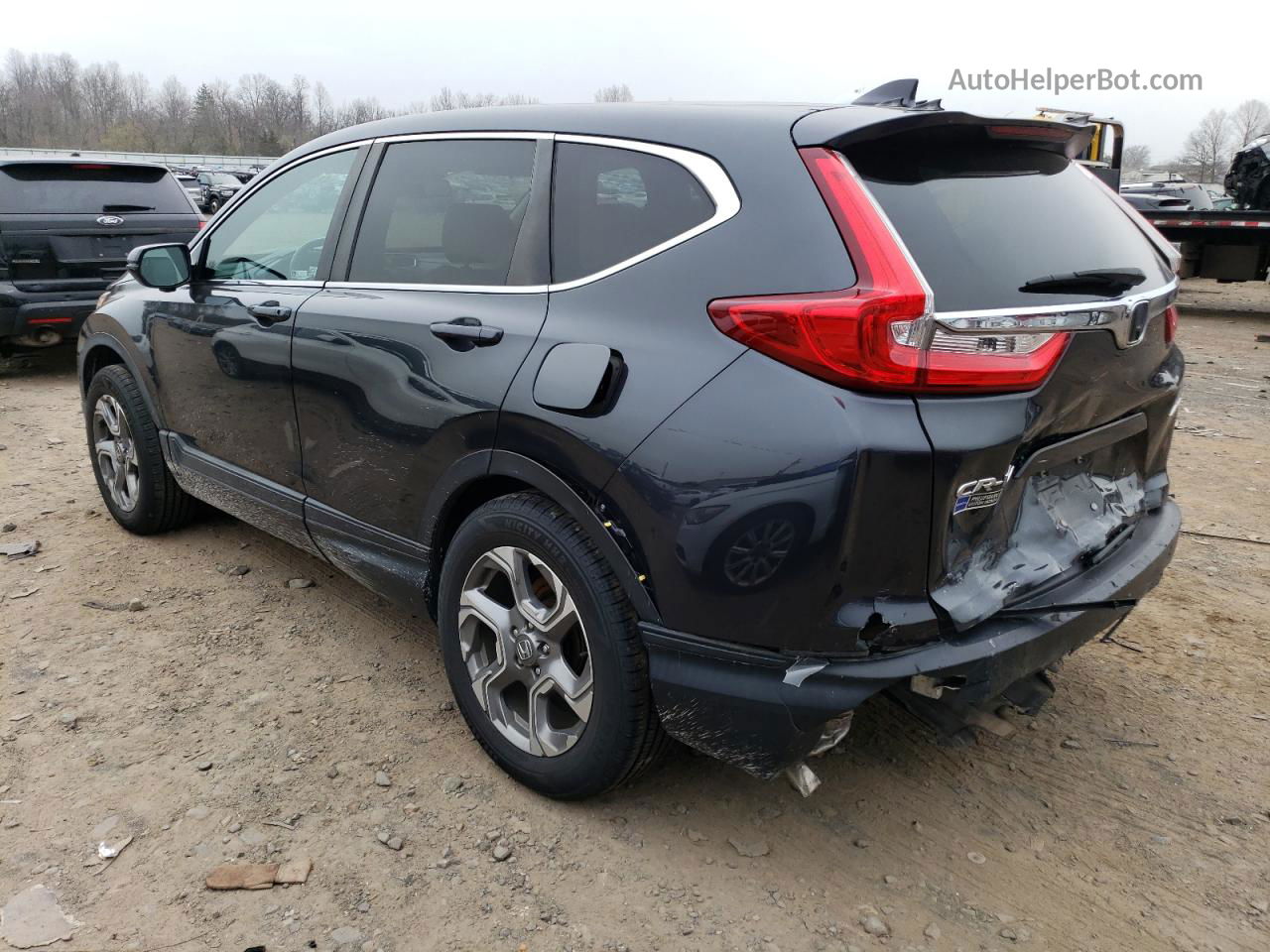 2019 Honda Cr-v Exl Серый vin: 2HKRW2H82KH606093