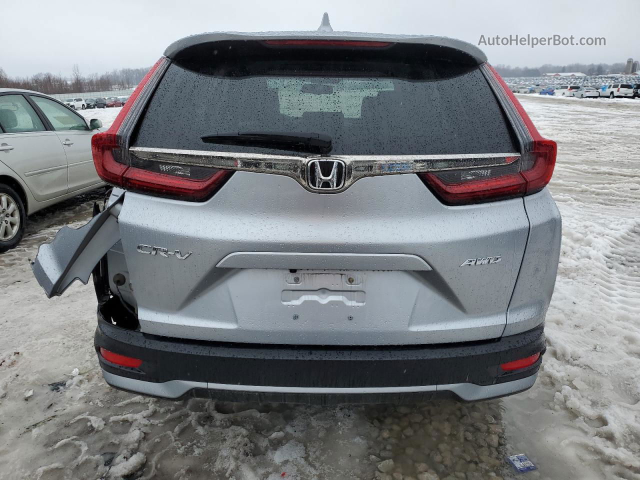 2020 Honda Cr-v Exl Silver vin: 2HKRW2H82LH627334