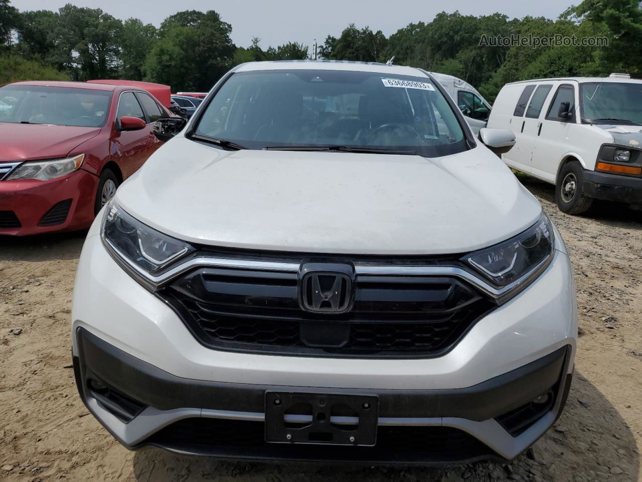 2020 Honda Cr-v Exl White vin: 2HKRW2H82LH656543