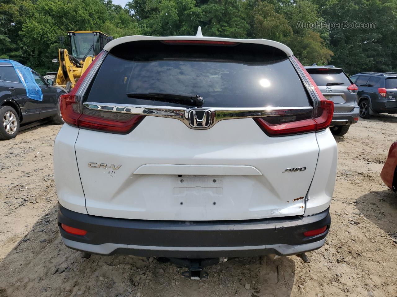 2020 Honda Cr-v Exl White vin: 2HKRW2H82LH656543