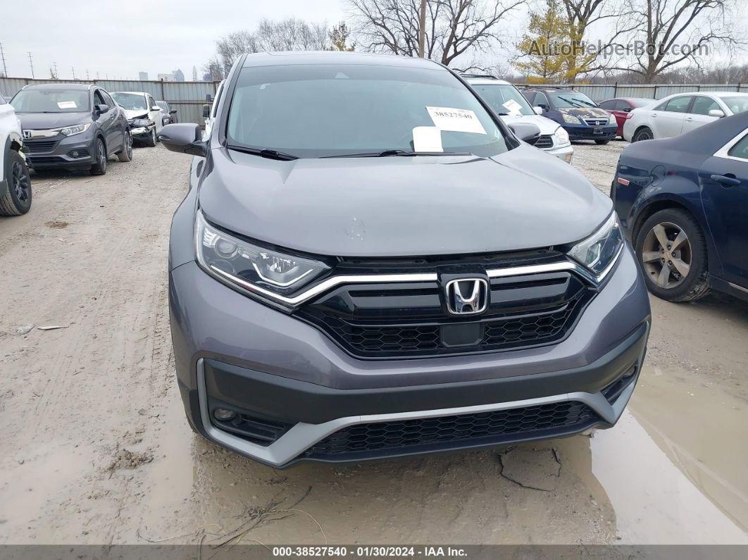 2020 Honda Cr-v Awd Ex-l Gray vin: 2HKRW2H82LH666523