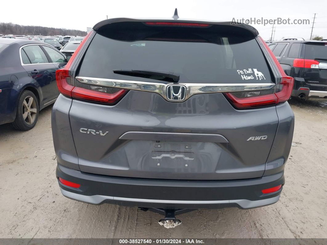 2020 Honda Cr-v Awd Ex-l Gray vin: 2HKRW2H82LH666523