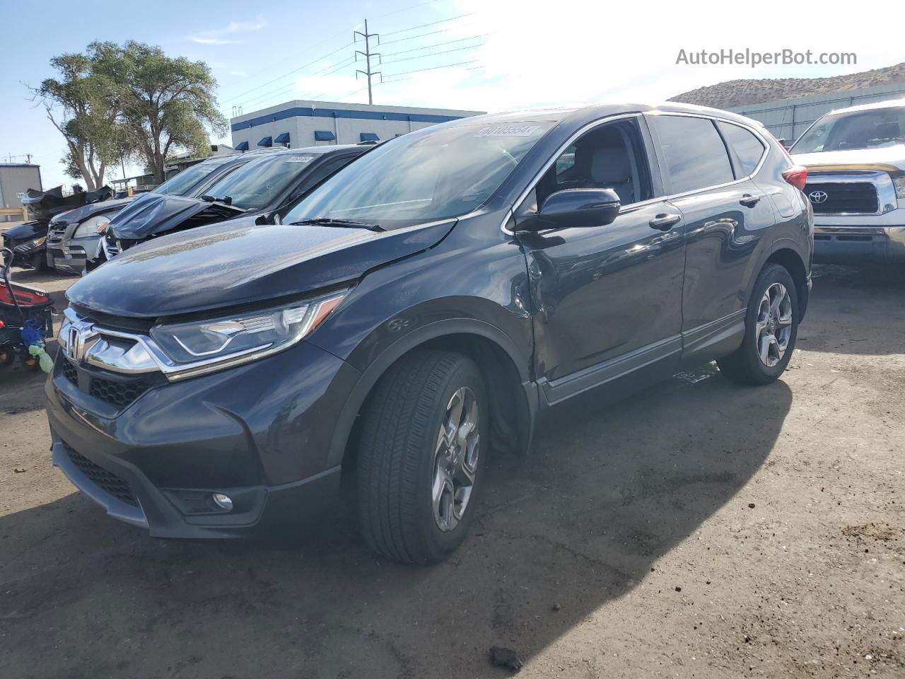 2017 Honda Cr-v Exl Charcoal vin: 2HKRW2H83HH633490