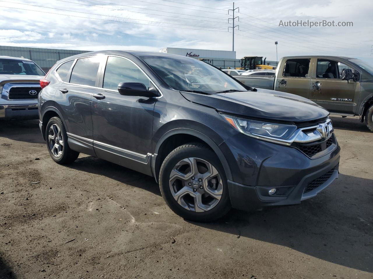 2017 Honda Cr-v Exl Charcoal vin: 2HKRW2H83HH633490