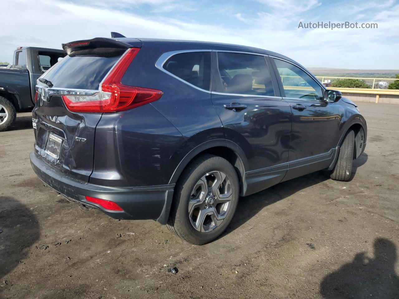 2017 Honda Cr-v Exl Угольный vin: 2HKRW2H83HH633490