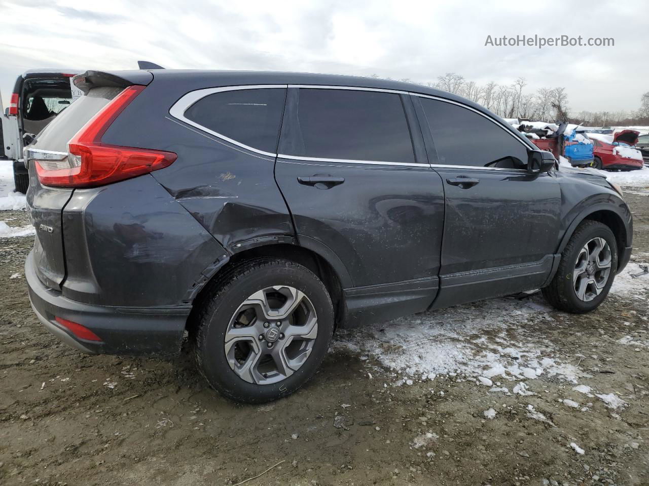 2018 Honda Cr-v Exl Черный vin: 2HKRW2H83JH603587