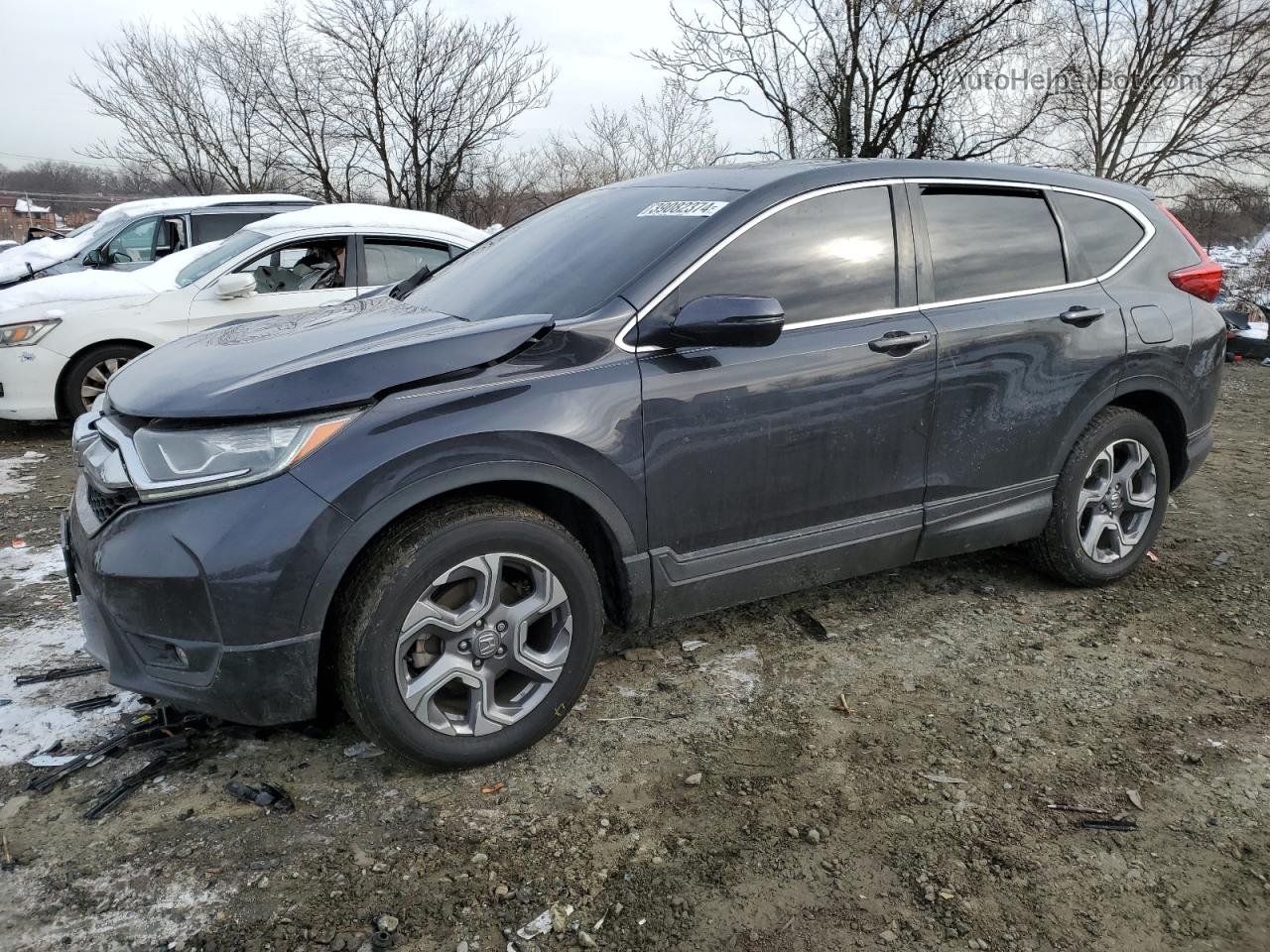 2018 Honda Cr-v Exl Black vin: 2HKRW2H83JH603587