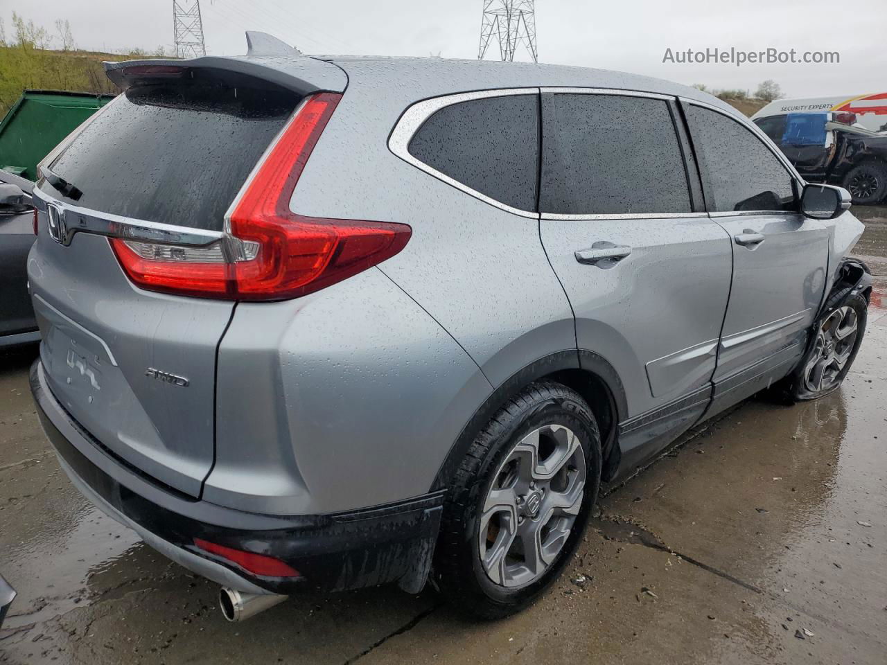 2018 Honda Cr-v Exl Silver vin: 2HKRW2H83JH611401