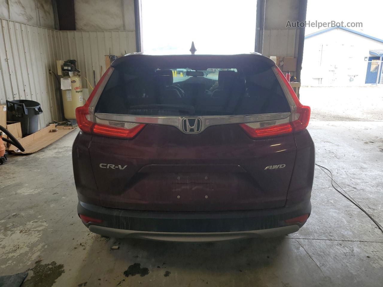 2018 Honda Cr-v Exl Темно-бордовый vin: 2HKRW2H83JH612239